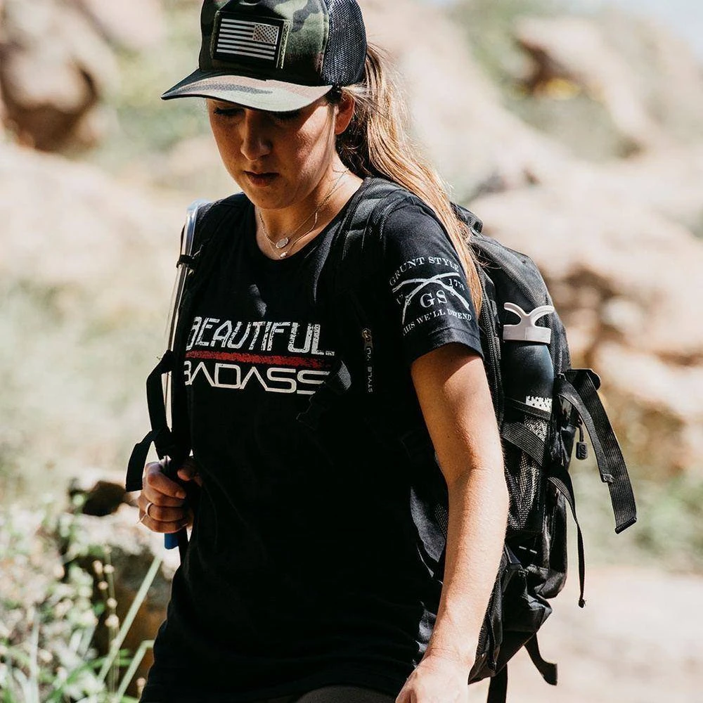 Women's Beautiful Badass T-Shirt - Black - Image 6