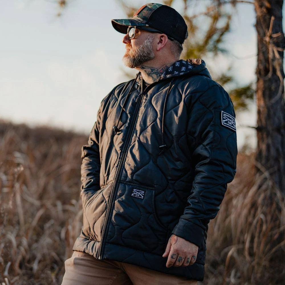 Grunt Style Woobie Full-Zip Hoodie - Black - Image 3