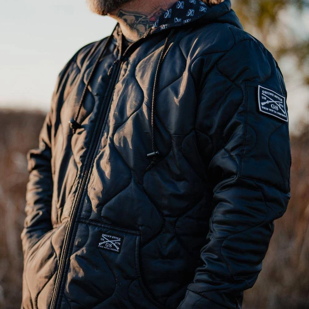 Grunt Style Woobie Full-Zip Hoodie - Black - Image 2