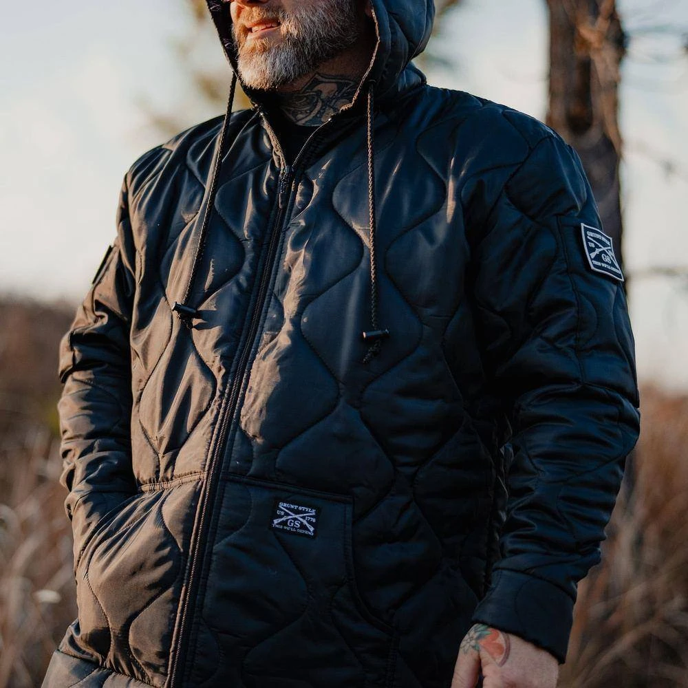 Grunt Style Woobie Full-Zip Hoodie - Black - Image 7