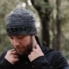 Accessories Reversible Skull Cap Beanie - Black And Grey