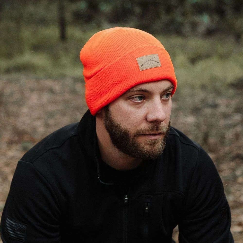 Accessories Cuffed Beanie - Bright Orange - Image 3