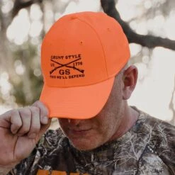 Accessories Grunt Style Blaze Orange Hat
