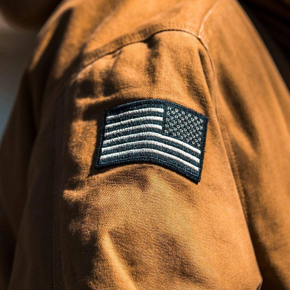 Men's Hooded Field Jacket - Saddle - Image 3