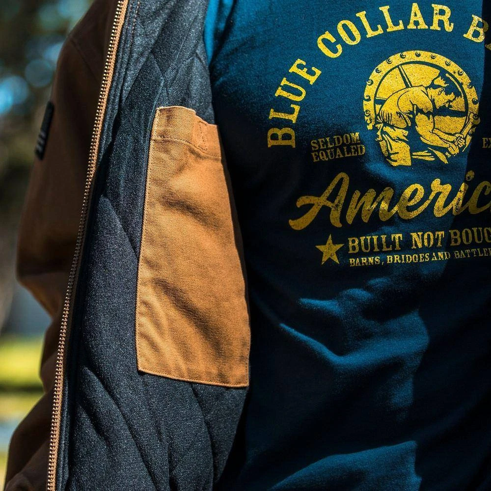 Men's Hooded Field Jacket - Saddle - Image 7