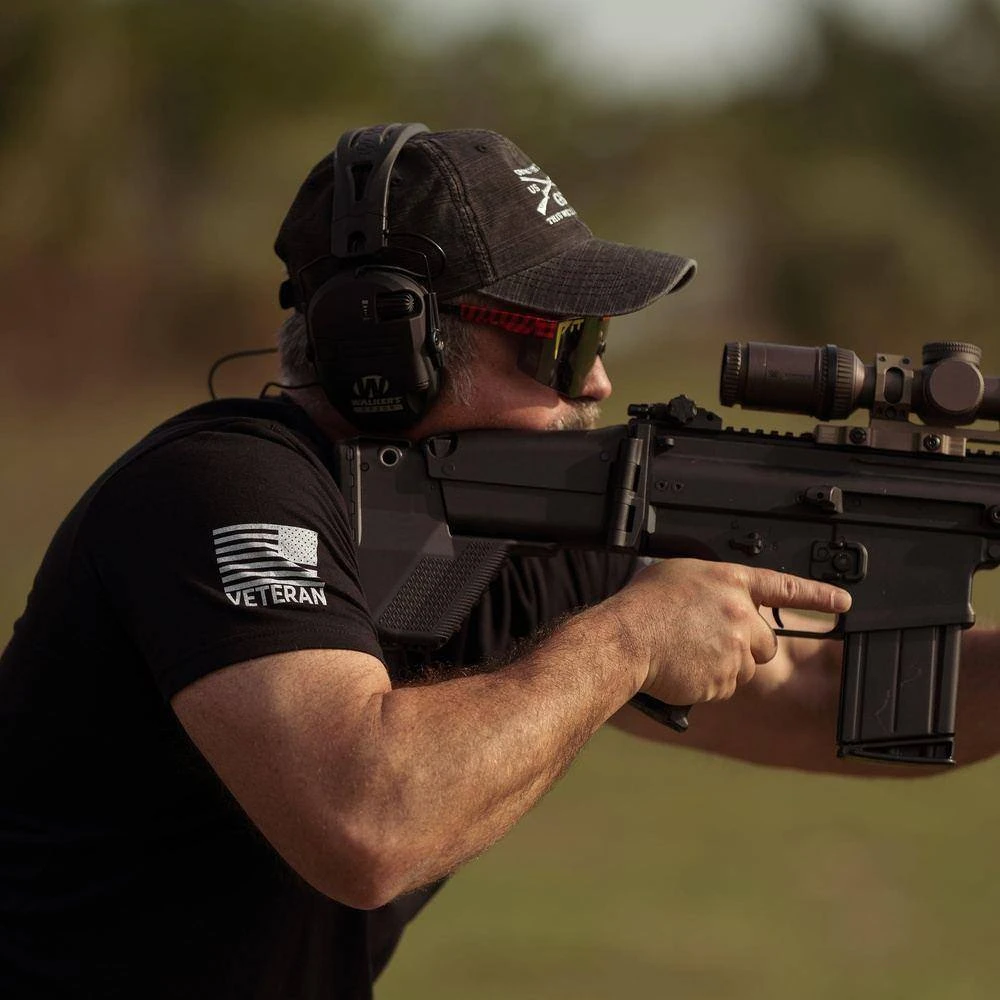 Veteran Flag T-Shirt - Black - Image 4
