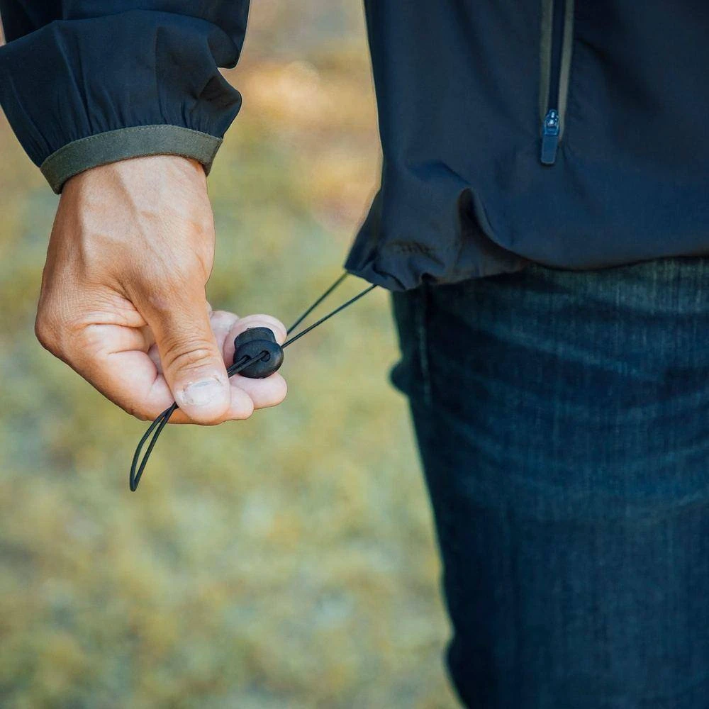 Grunt Style Windbreaker - Black & Olive - Image 6