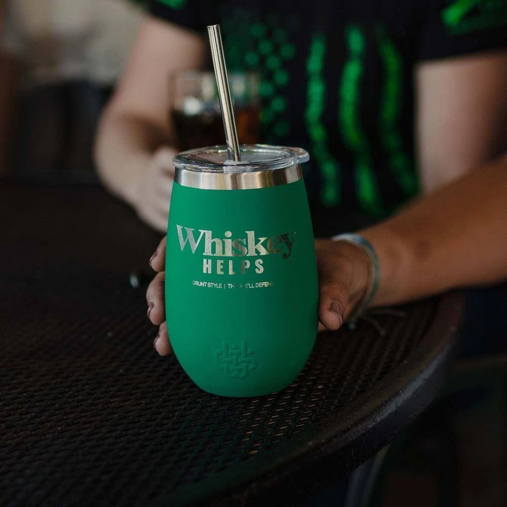 Accessories Whiskey Helps™ 12oz Tumbler - Green - Image 4