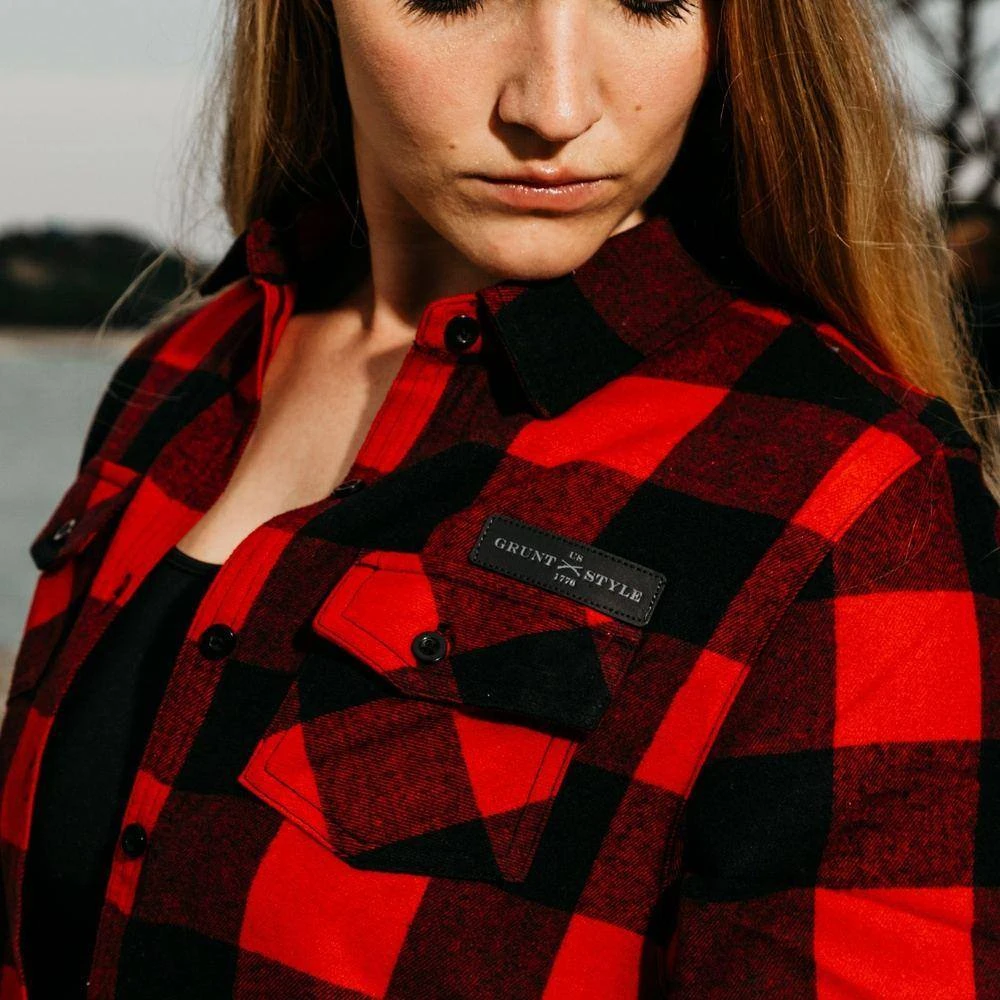 Women's Plaid Flannel - Buffalo - Image 4