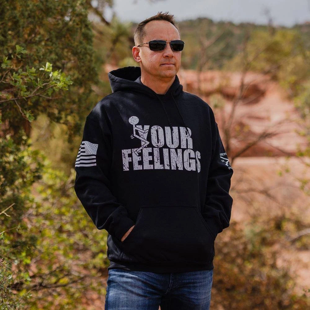 F*ck Your Feelings Hoodie - Black - Image 2