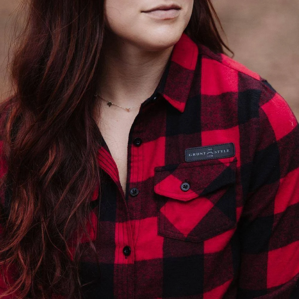 Women's Plaid Flannel - Buffalo - Image 2