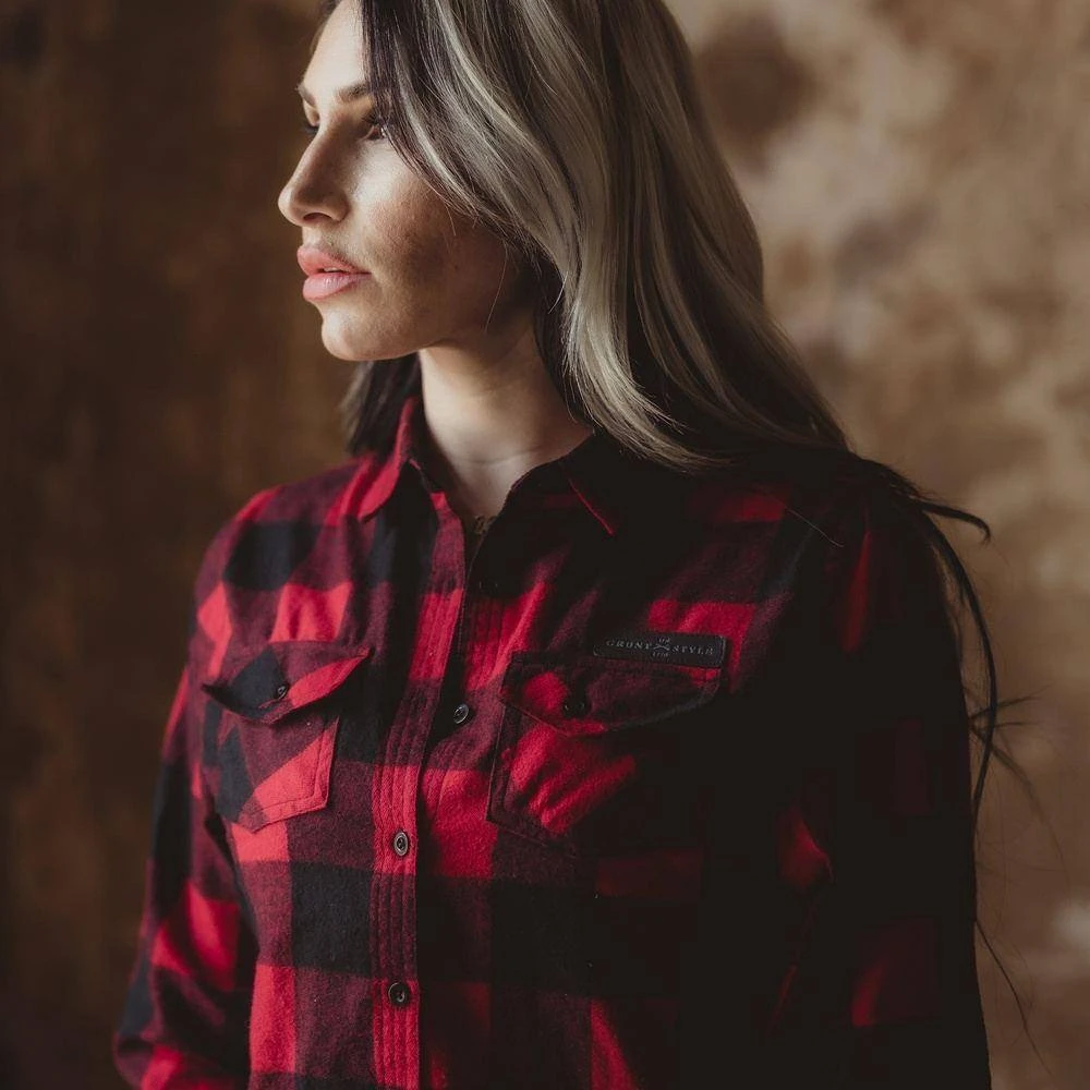 Women's Plaid Flannel - Buffalo - Image 6