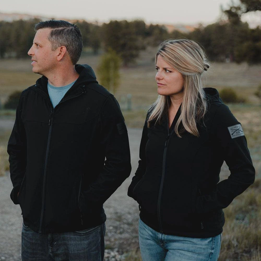 Women's Soft Shell Hoodie - Black - Image 6