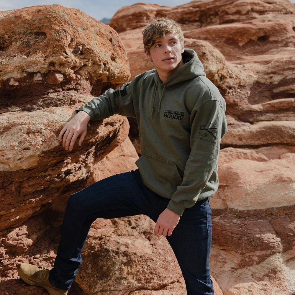 This Is My Hoodie Sweatshirt - Military Green - Image 4