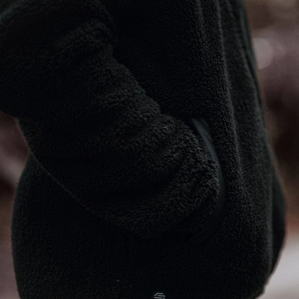 Men's Sherpa Full-Zip - Black - Image 4