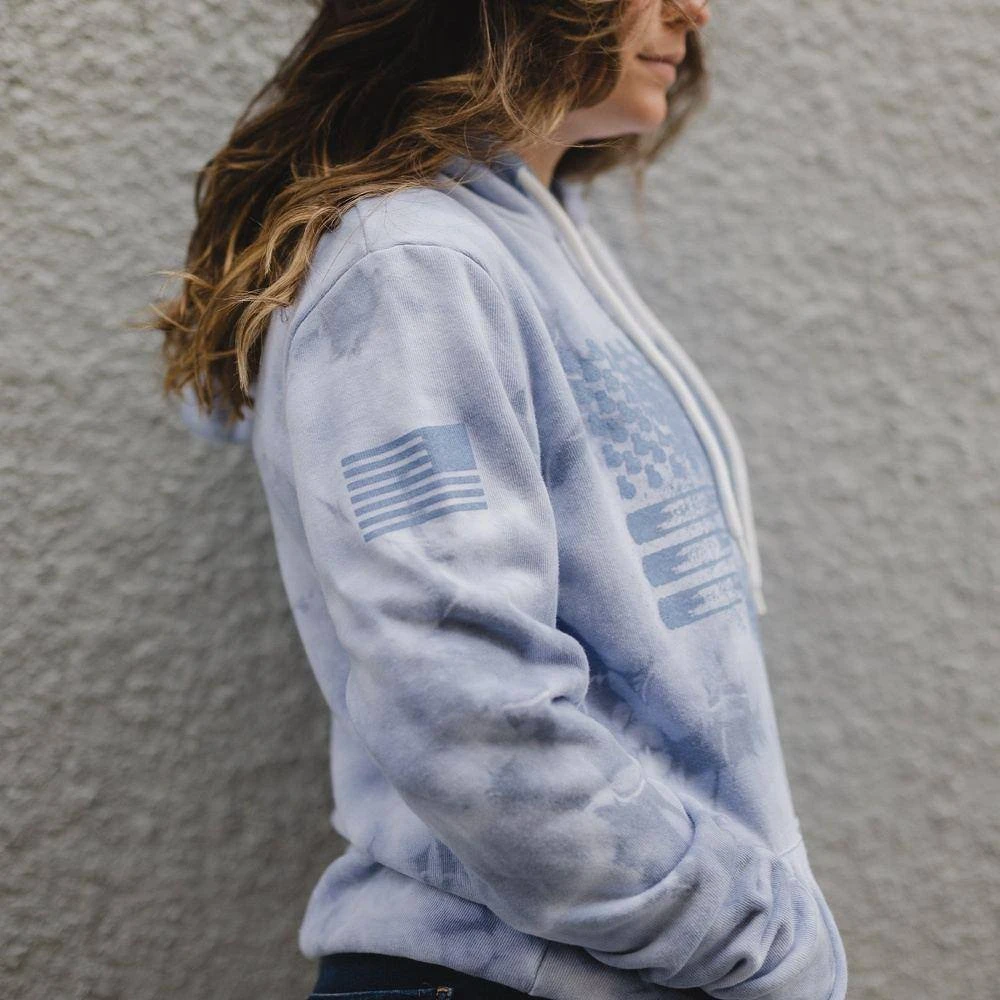 Women's Ammo Flag Hoodie - Infinity Wash - Image 4