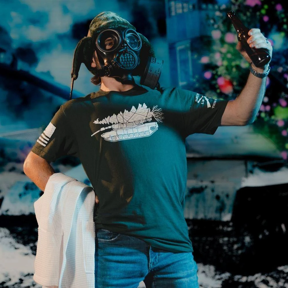 Little Full, Lotta Sap Tee - Forest Green - Image 3