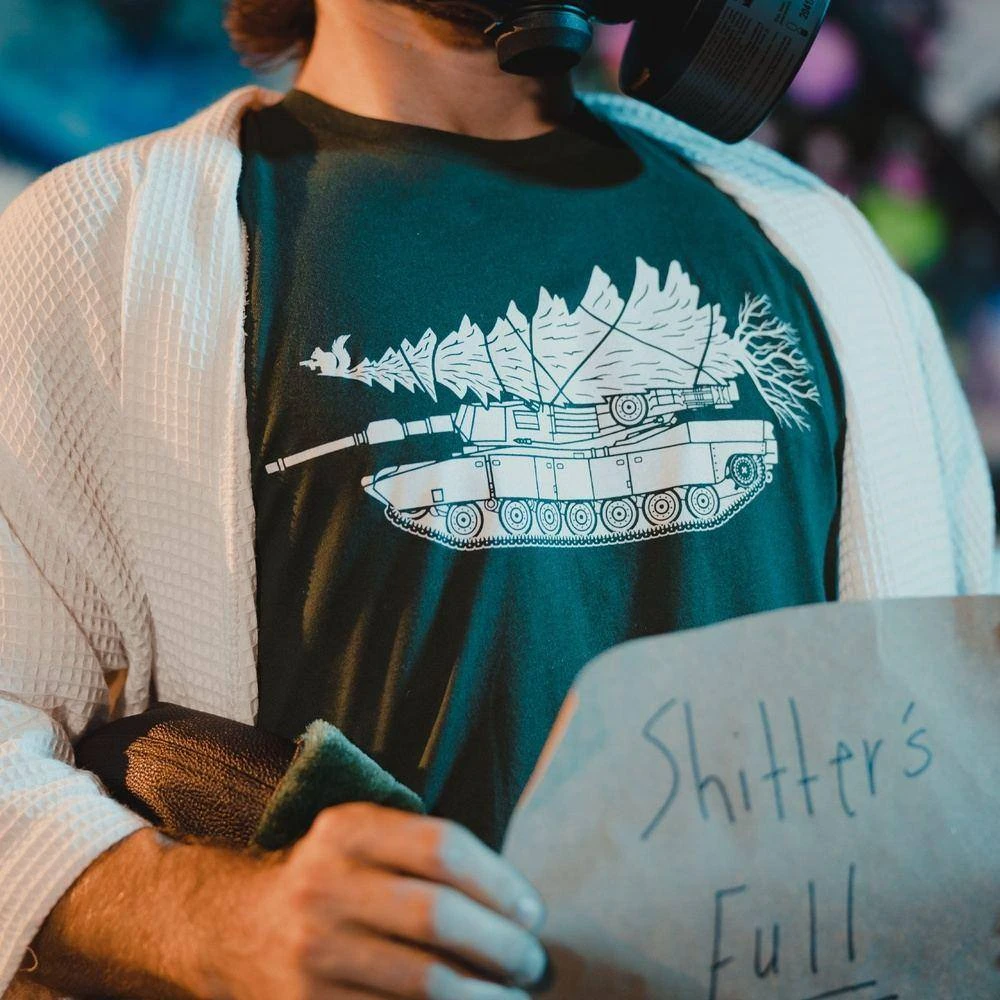 Little Full, Lotta Sap Tee - Forest Green - Image 2