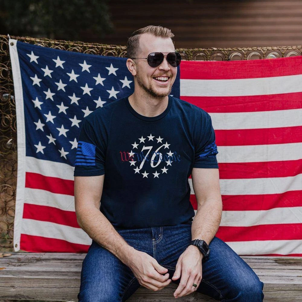 76 We The People T-Shirt - Midnight Navy - Image 2