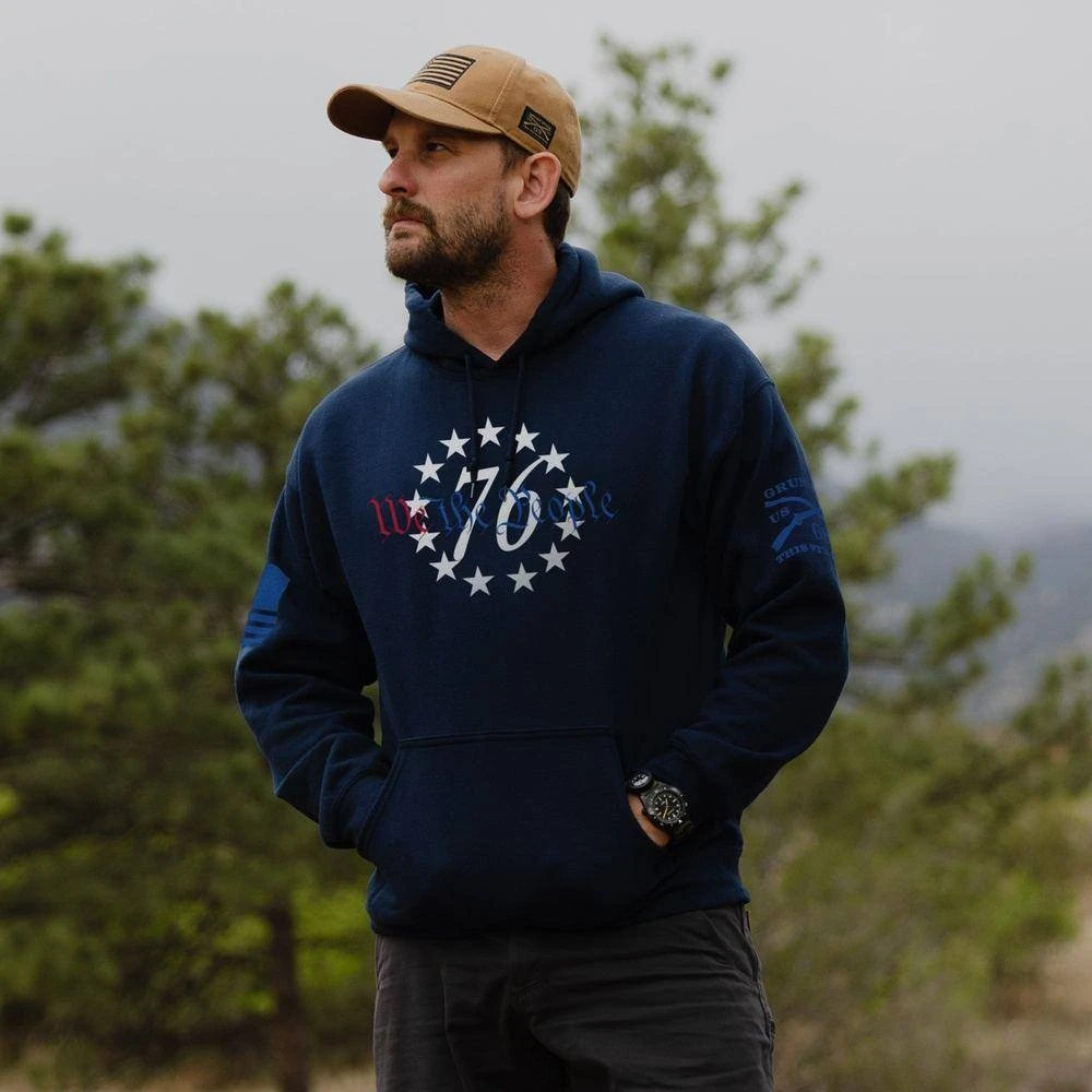 76 We The People Hoodie - Navy - Image 2