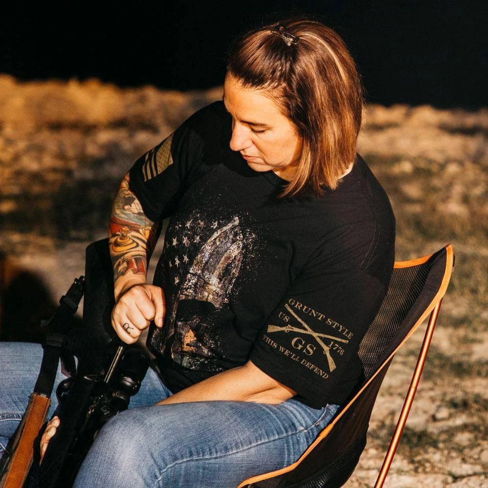 Realtree Edge® American Spartan T-Shirt - Black - Image 2