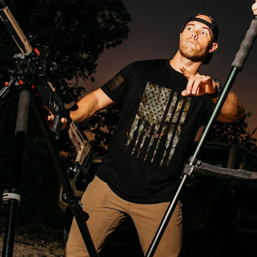 Realtree Edge® Rifle Flag T-Shirt - Black - Image 2