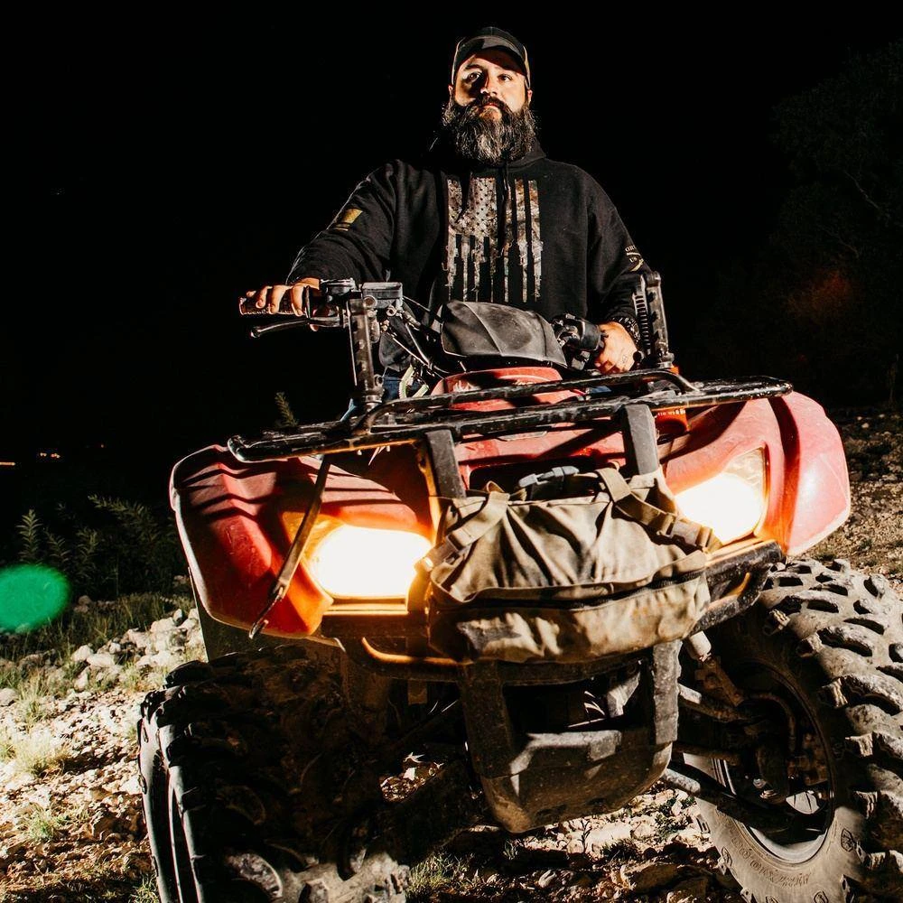 Realtree Edge® Rifle Flag Hoodie - Black - Image 2