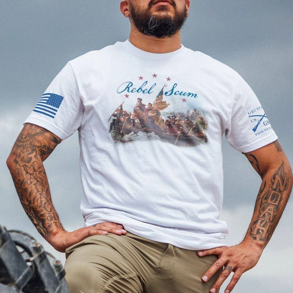 Rebel Scum T-Shirt - White - Image 4