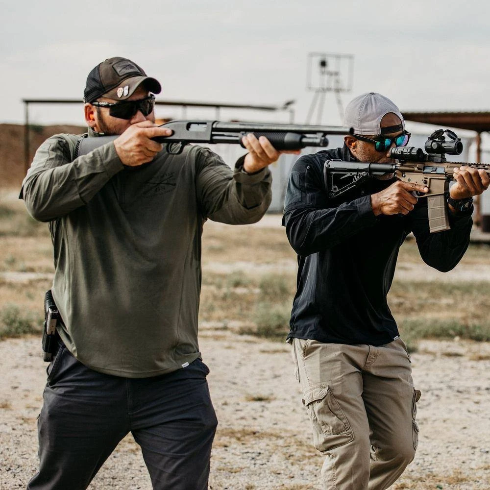 Men's Tactical 1/4 Zip Pullover 2.0 - Black - Image 6