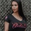 Women's Vicious & Delicious V-Neck - Black