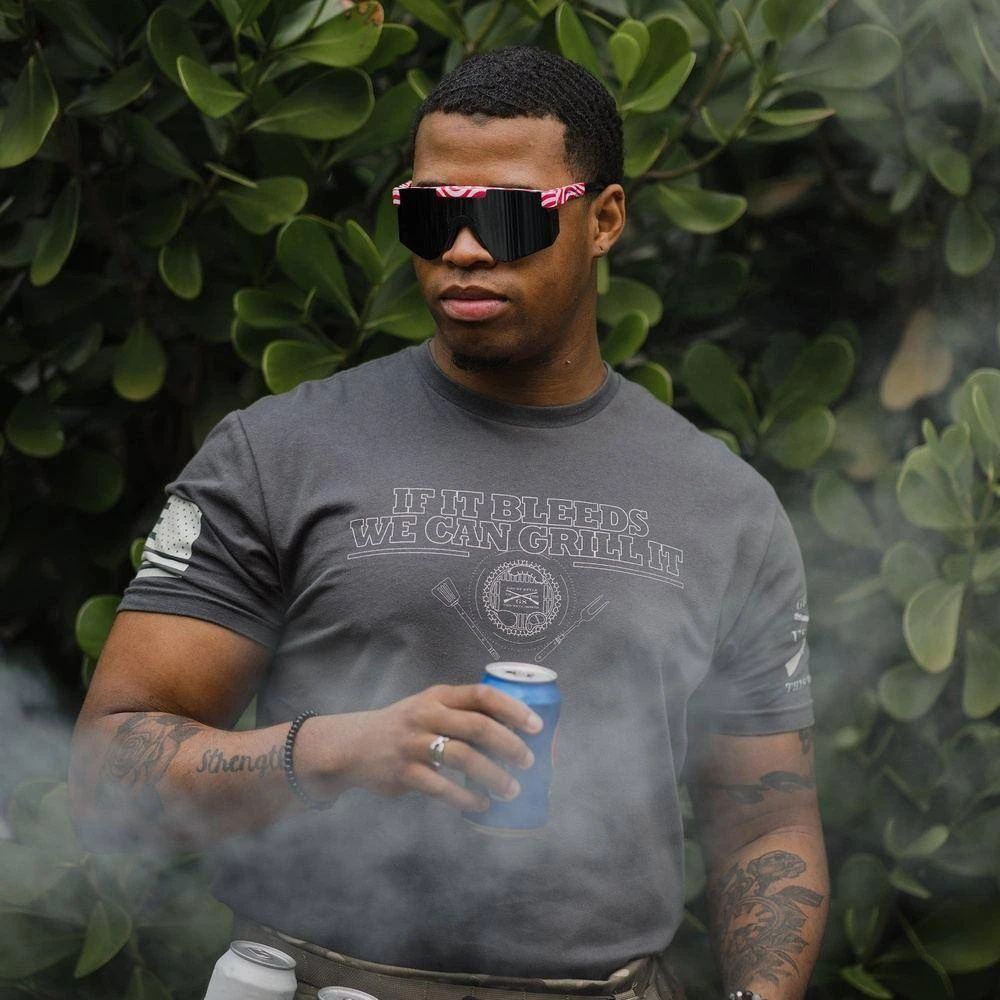 We Can Grill It T-Shirt - Grey - Image 2