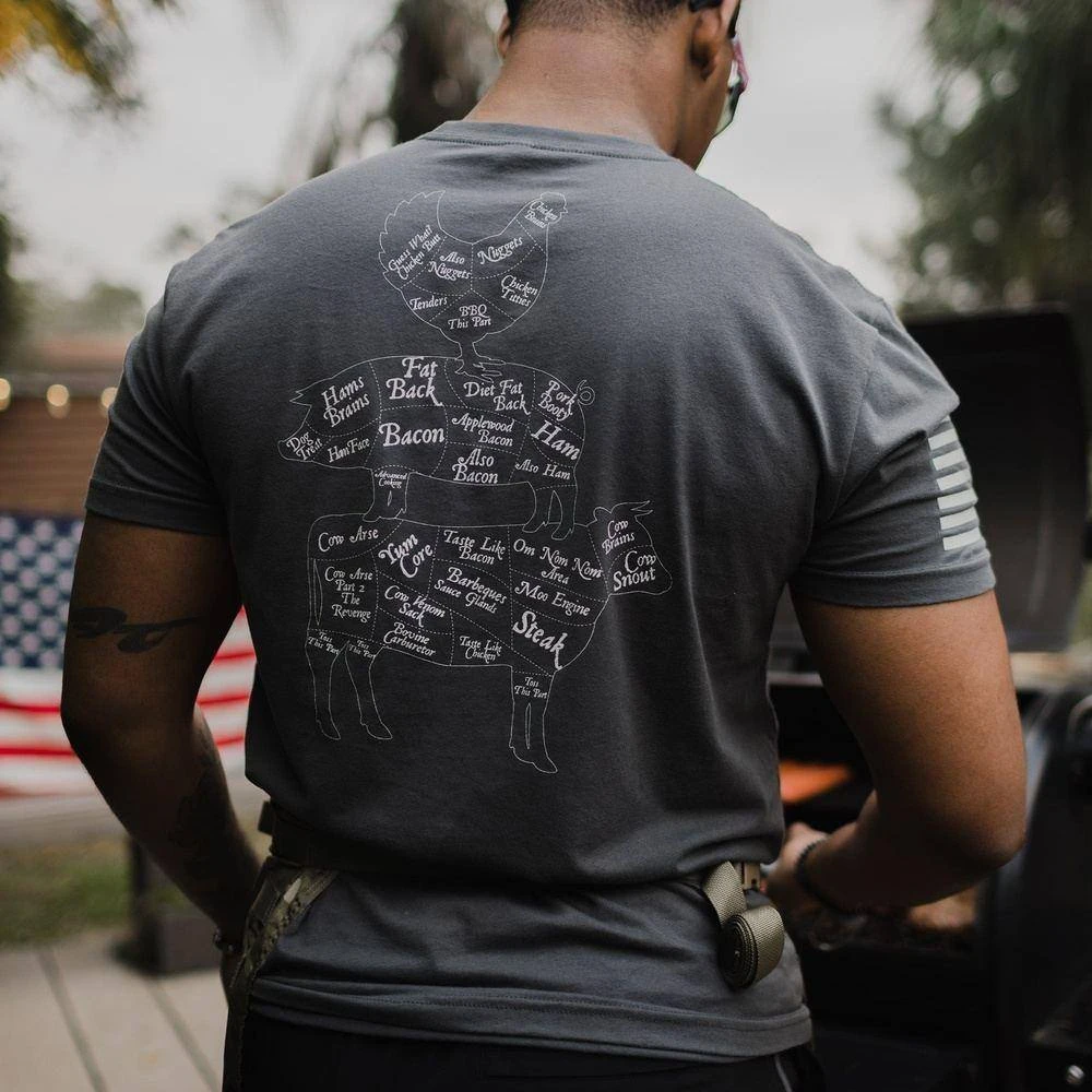 We Can Grill It T-Shirt - Grey - Image 6