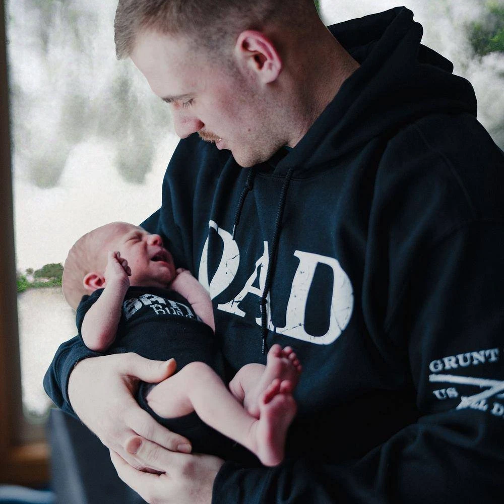 Dad Defined Hoodie - Black - Image 4