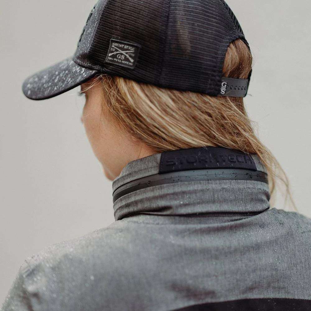 Women's Premium Rain Jacket - Black - Image 3