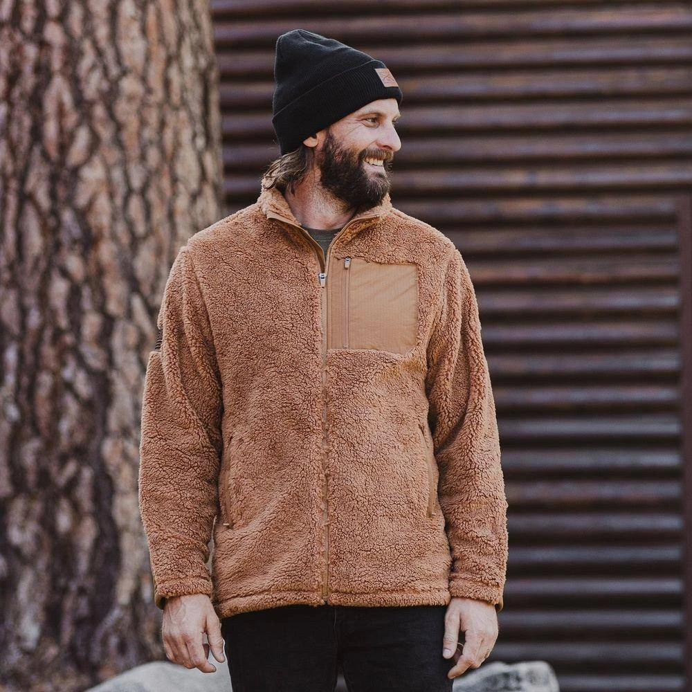 Men's Standard Issue Sherpa Fleece - Coyote - Image 5