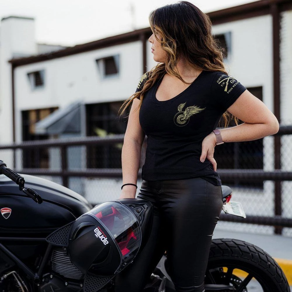 Women's Mischief And Mayhem V-Neck - Black - Image 4