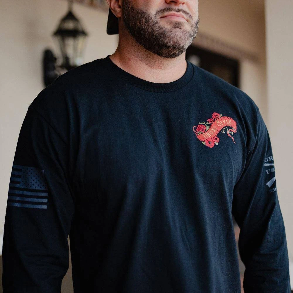 Liberty Or Death Long Sleeve - Black - Image 6