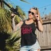 Women's Comin' In Hot Tank - Black