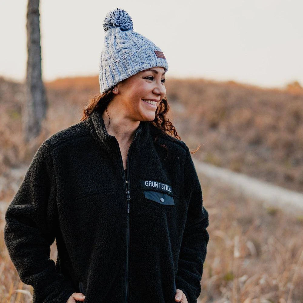 Accessories Cable Knit Pom Pom Beanie - Image 3