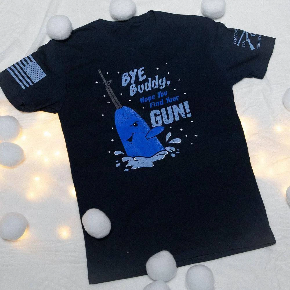 Bye Buddy T-Shirt - Midnight Navy - Image 5