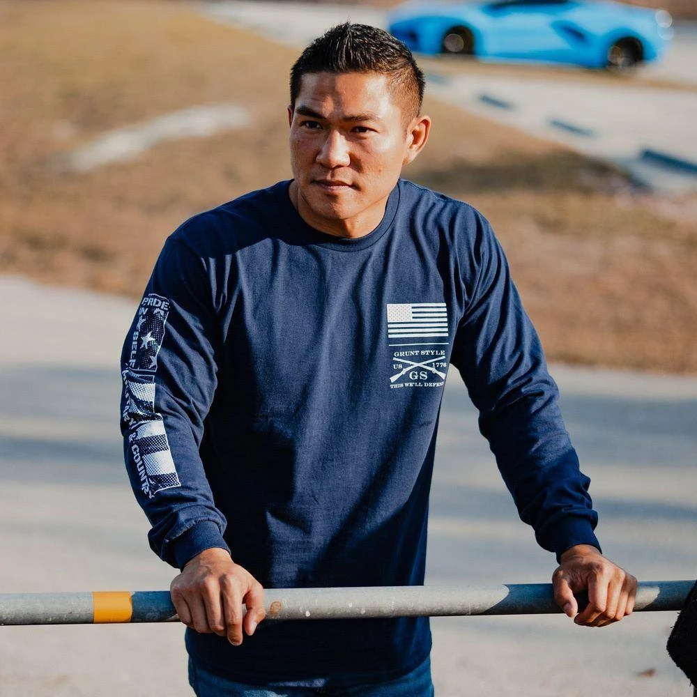 Ethos Long Sleeve - Navy - Image 7