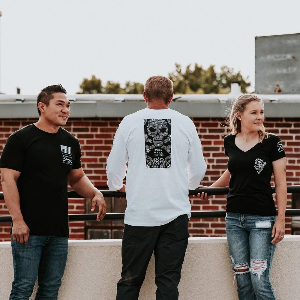 Death Paisley Long Sleeve - White - Image 5