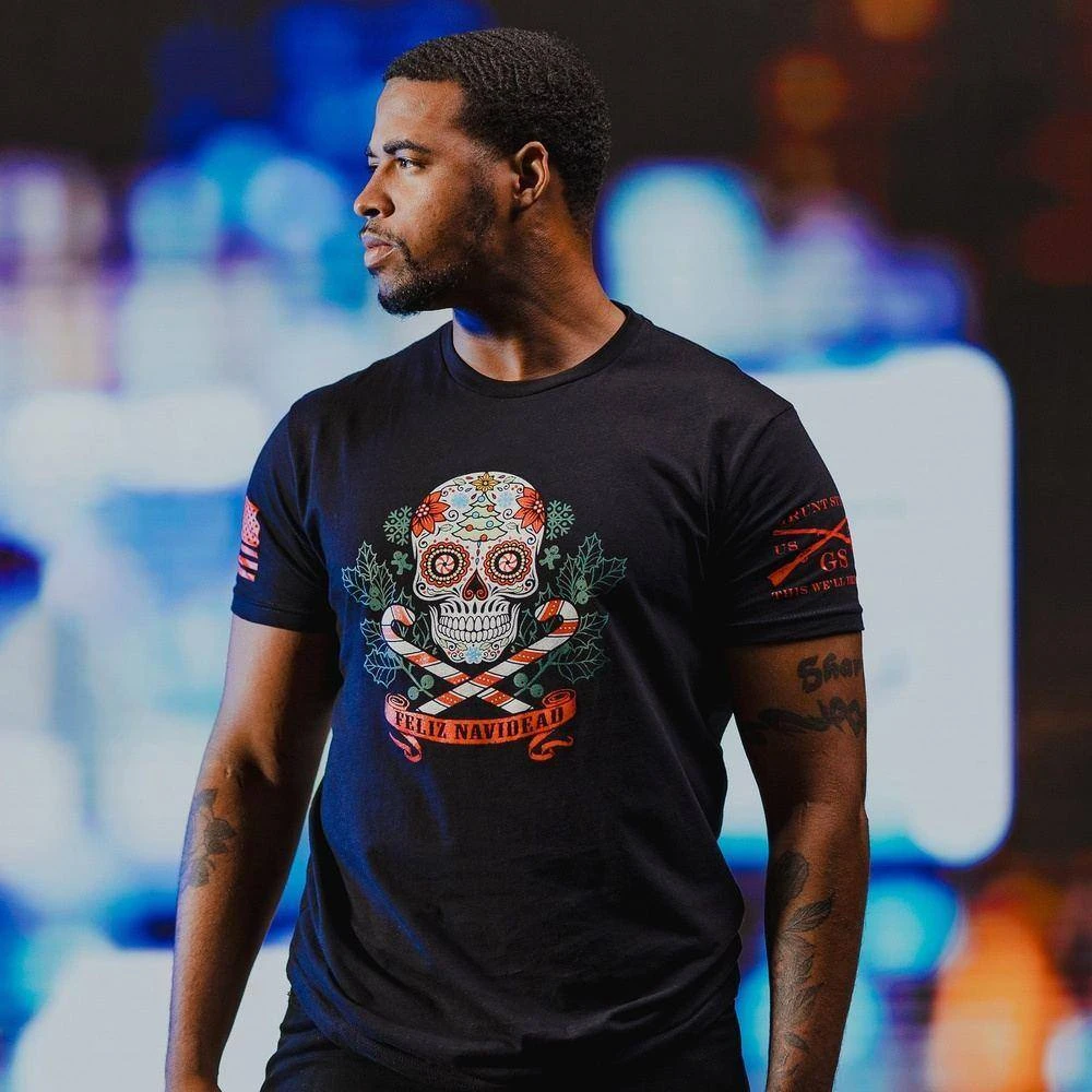 Feliz Navidead T-Shirt - Black - Image 5