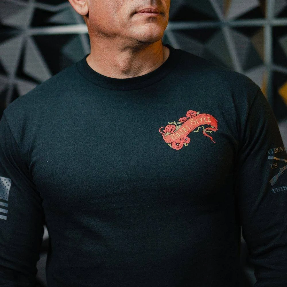 Liberty Or Death Long Sleeve - Black - Image 5