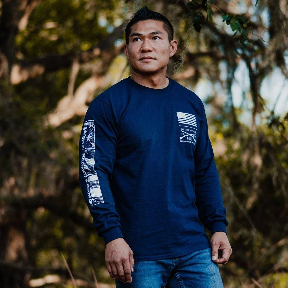 Ethos Long Sleeve - Navy - Image 2