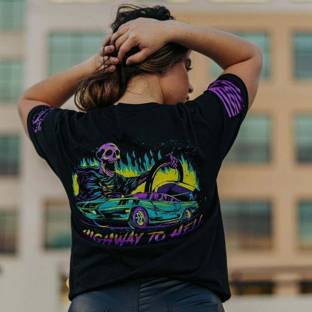 Highway To Hell T-Shirt - Black - Image 3