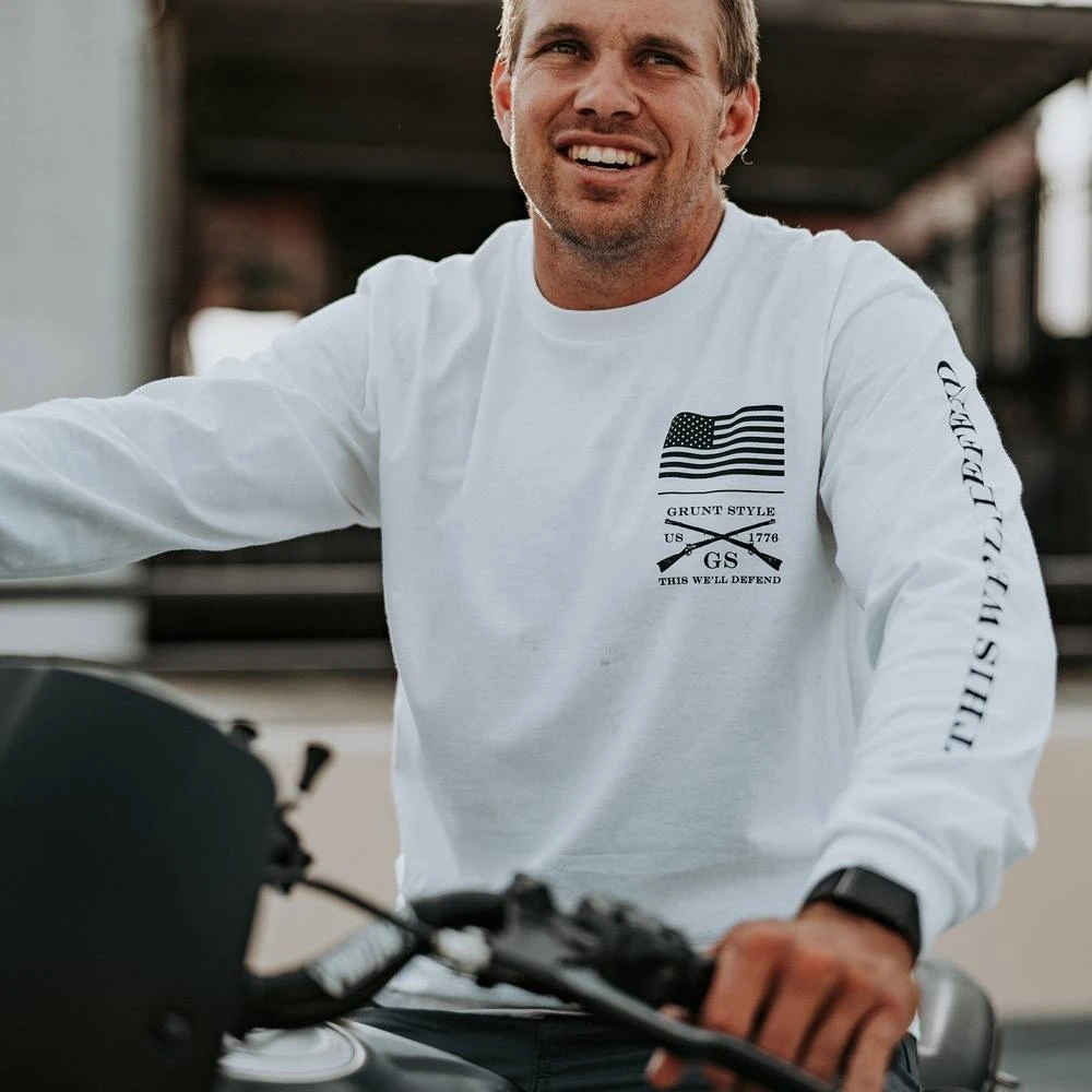 Death Paisley Long Sleeve - White - Image 2