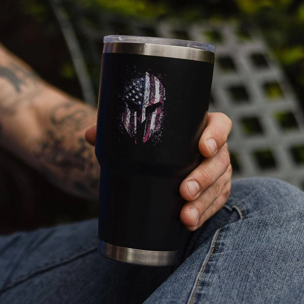 Accessories American Spartan 2.0 30oz Tumbler - Black - Image 3