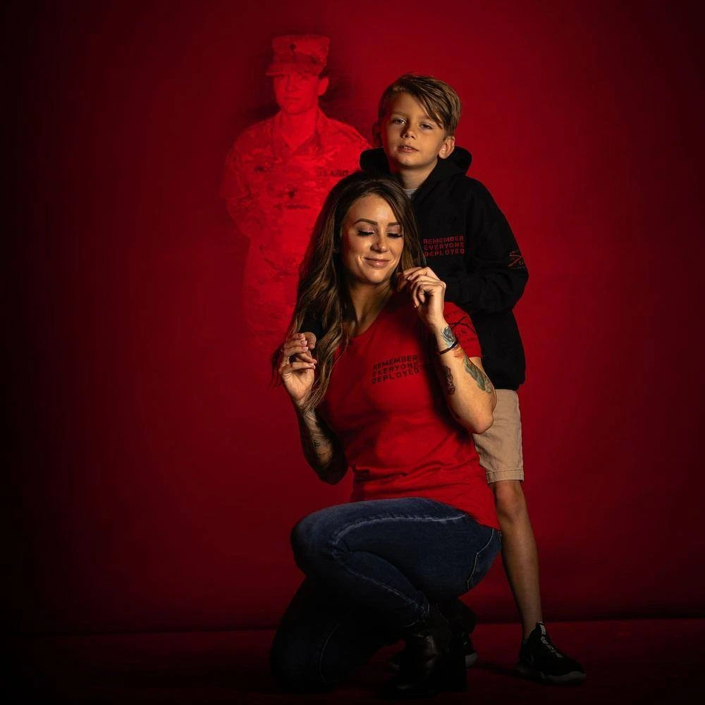 Women's R.E.D. All Forces T-Shirt - Red - Image 3