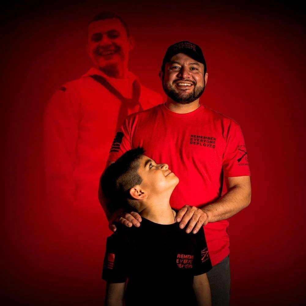 R.E.D. All Forces T-Shirt - Red - Image 2